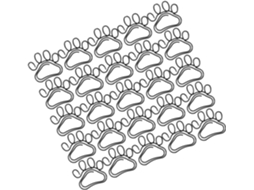 50-clipes De Papel Metálicos Em Formato Garra Para Escritório, Pequenos Clipes Metálicos Criativos Para Segurar