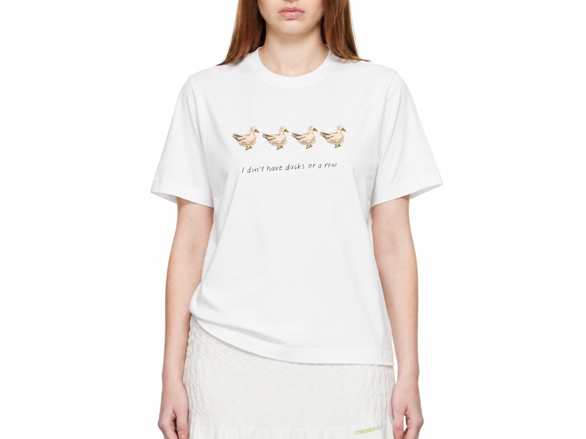 Camiseta Rockinstone Getting My Ducks In A Row Sarah Donde - Estilo de Designer Exclusivo