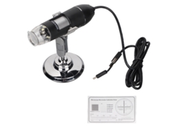 Microscópio digital USB EOOCOO com 8 luzes LED e ajuste 3 em 1