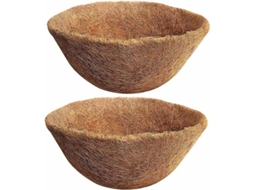 Forro De Fibra De Coco Natural Para Vasos De Flores 35cm Cesto Pendente Para Plantas Substituição De Fibra De Coco Para Jardineiras