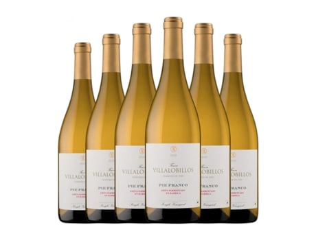Vinho branco GARCÍA DE LARA Finca Villalobillos Fermentado en Barrica Pie Franco Airén Vino de la Tierra de Castilla Crianza (0.75 L - 6 Unidades)
