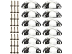 Conjunto De 36 Puxadores Vintage Em Formato Concha Para Gavetas E Móveis