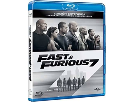Blu-Ray Fast & Furious 7 (Edição em Espanhol)