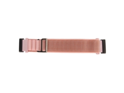 Pulseira de Nylon Elástica para Fitbit Versa 4 3 Sense 2, Substituição Rosa