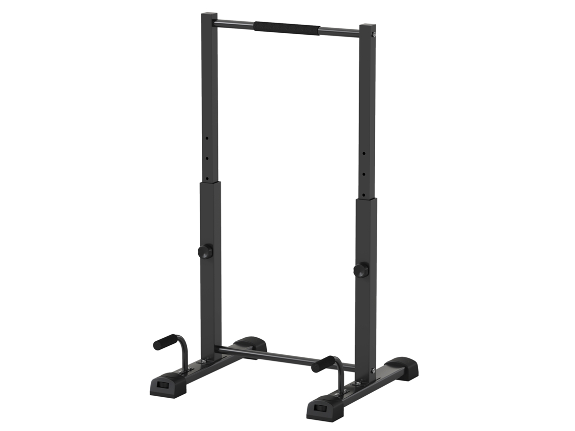Suporte para Flexões, Preto, altura Ajustável 93-117 Cm, Carga 540 Kg, Treino Completo | S/MARCA