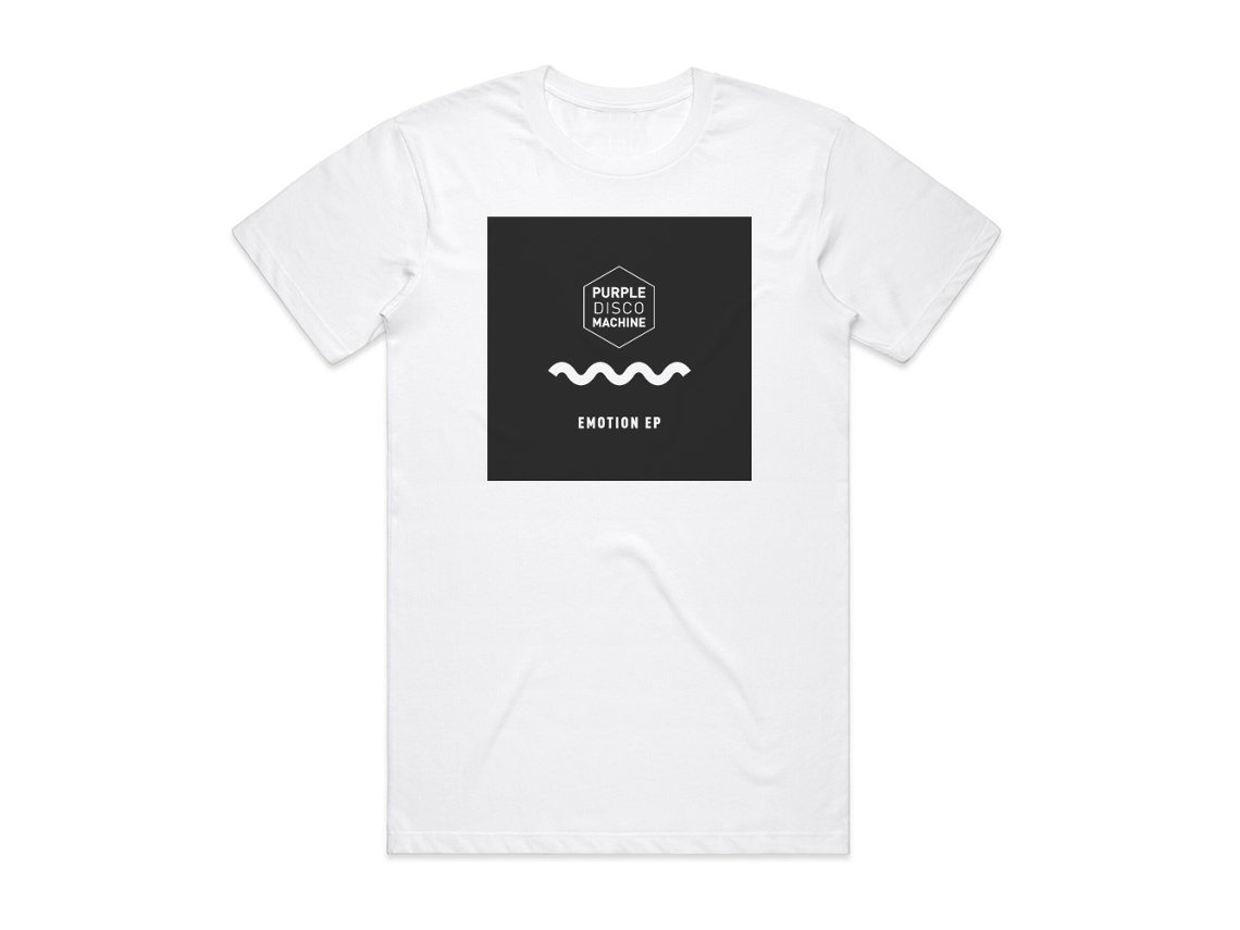 Purple Disco Machine Emotion Ep Album Cover T-shirt White Rockinstonesize-m