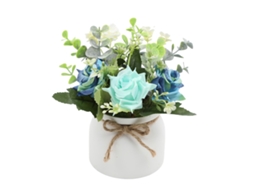 Arranjos de Flores Artificiais em Vaso Decoração Central de Mesa com Flores Falsas NEVEANCE