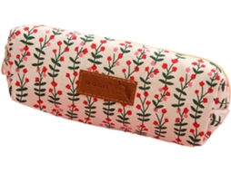 Estojo para Lápis, com Bolsos, Organizador, Floral, Escritório, Infantil, Adultos AQUAFORGE