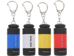 Conjunto de 4 mini lanternas LED recarregáveis CHABERLU