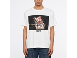 Rockinstone Rocky Movie Celebration White Adult T-shirt Size:l