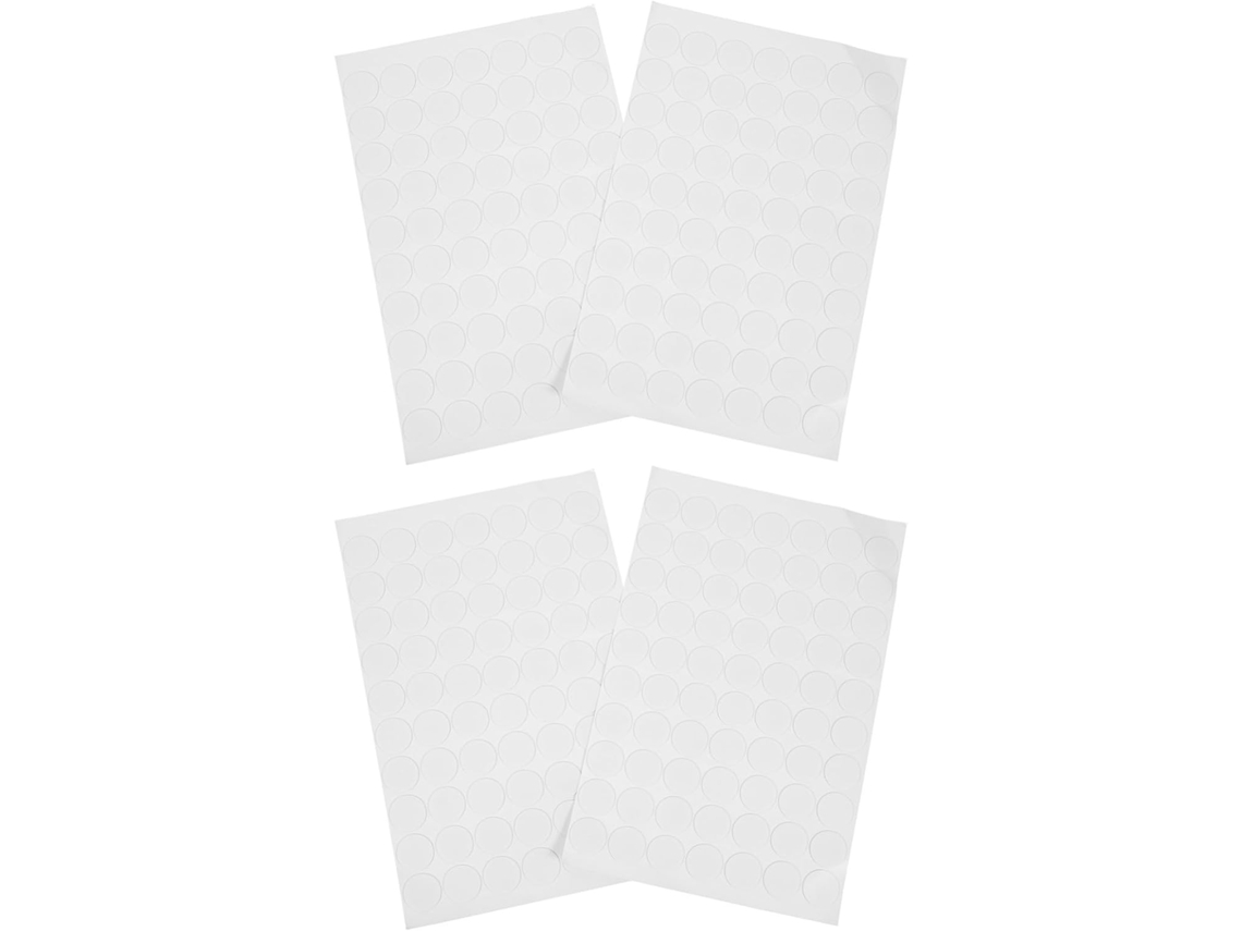 Ipetboom 300 Adesivos De Acrílico Dupla Face, Redondos, Reutilizáveis E Sem Deixar Resíduos, Para Envelopes