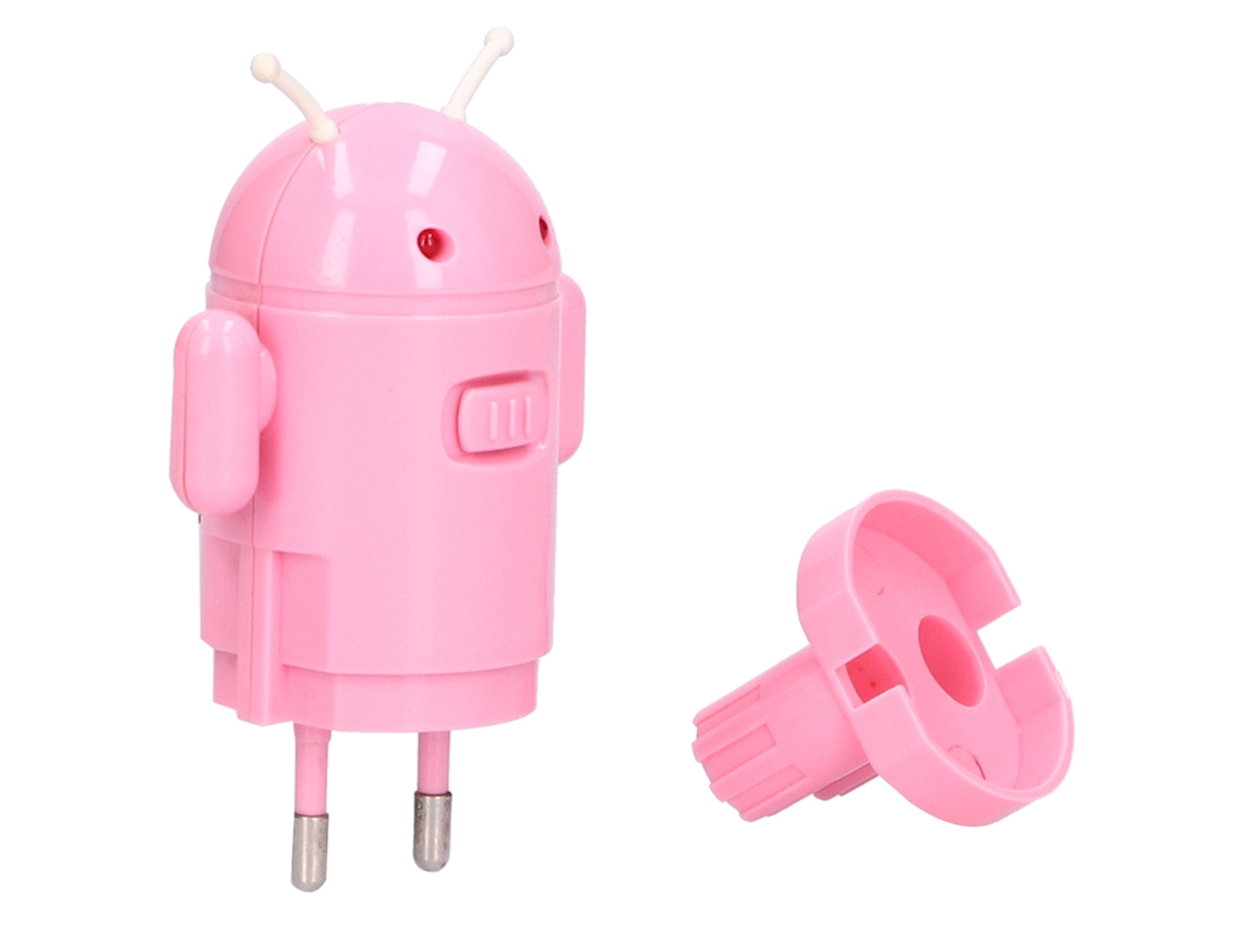 Adaptador Universal Usb Robô, Rosa LAXISCREED