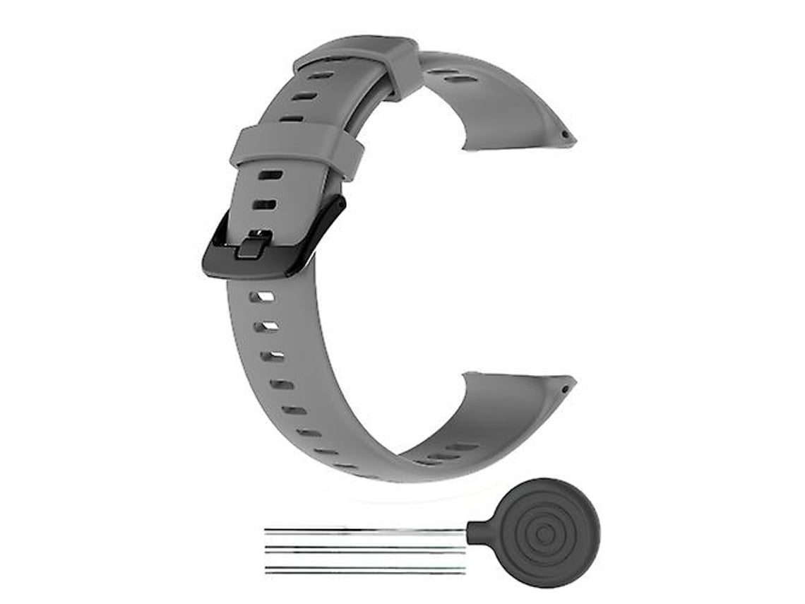 Pulseira De Relógio Lurelia Para Polar Vantage V2 Em Silicone Cinza