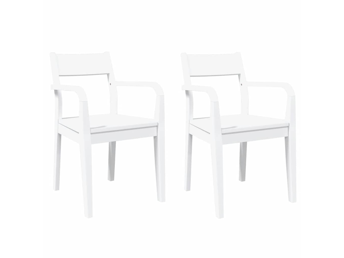 Dining Chair, Dining Chairs Vidaxl Branco Madeira (n/a)
