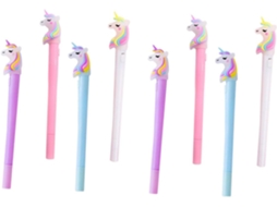 Gadpiparty Conjunto De 8 Canetas Gel Coloridas Com Luzes Em Formato