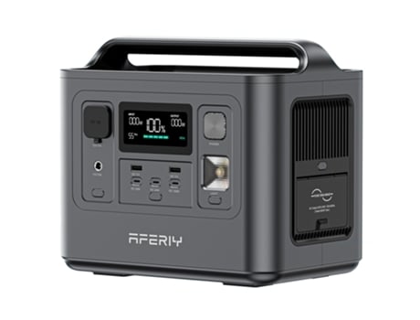Power Station Portátil Aferiy P010 512wh 800w Bateria Lifepo4 3500 Ciclos 8 Saídas 1.5h Carregamento Rápido Gerador Campismo Exterior