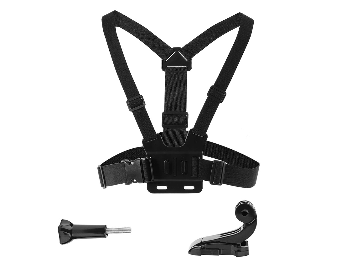 Adjustable Shoulder Chest Strap Harness Mount Adapter For Gopro Action Cameras LAXISCREED