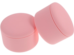 De 2 Pequenos Recipientes De Silicone Para Viagem, Caixas À Prova De Vazamentos Para Cosméticos E Organização.