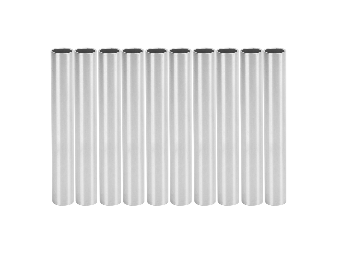10pcs Tubo de Alumínio Redondo Reto 14mm Diâmetro 12mm Interno 100mm Comprimento Ferramenta Suporte Robô 6100 1214 0100