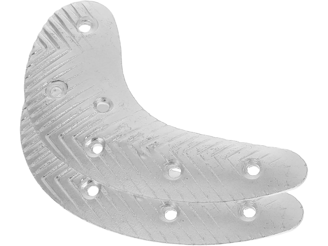Enchimento Para Calçados, Placa De Ferro Em Formato Meia Lua Para Botas Masculinas, Proteção Para O Calcanhar Com