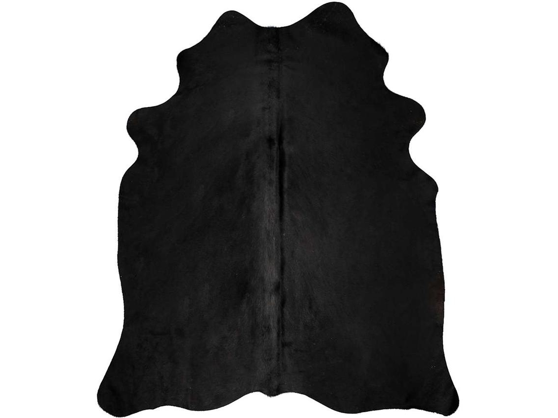 Rug, Rugs Vidaxl Preto Couro (150 X 170 Cm)