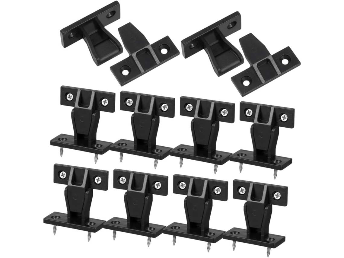 Conjunto De 10 Conectores De Encaixe, Uma Via, Painéis De Móveis