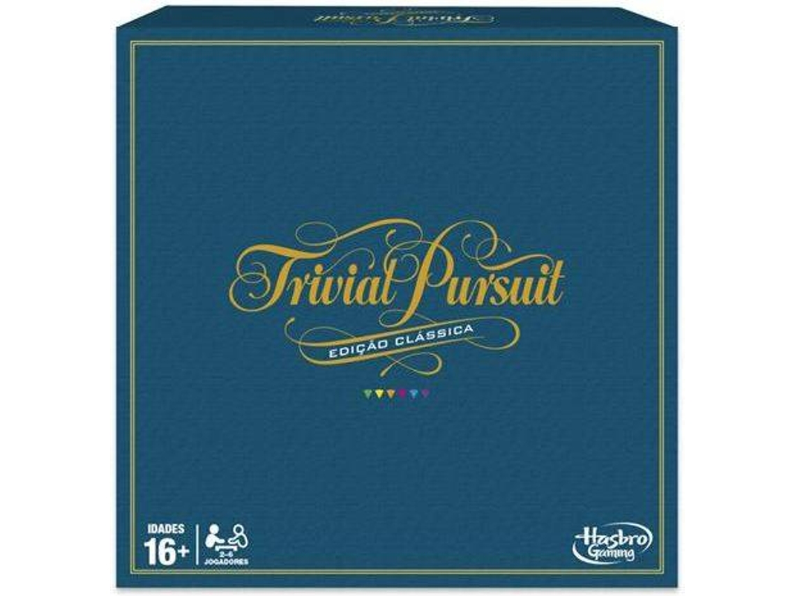 Jogo de Tabuleiro HASBRO Trivial Pursuit Clássico - Hasbro (Idade Mínima Recomendada:16 Anos)