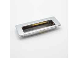 Puxador Retangular para Móveis Zamac 113x42 Mm Cromado Brilhante HARDWAREXCHANGE