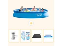 Intex Piscina Easy Set Redonda - 457x84 Cm - 5-peças Scb91