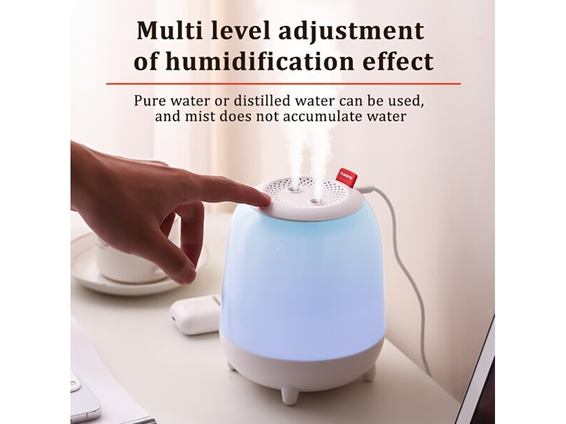Umidificador De Névoa Dupla Soundwave Com Luz Noturna. Pickifyvayotoy