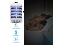 Lâmpada Exterminadora de Mosquitos Elétrica Silenciosa com Luz Uv para Casa e Escritório