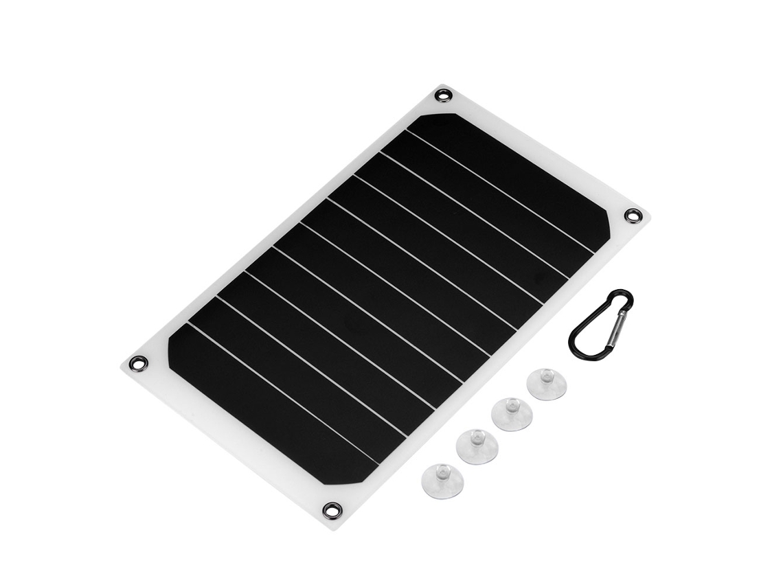 Aetheria carregador Solar Portátil 10w Ip64 À Prova D'água com Saída Usb 5v para Dispositivos Móveis