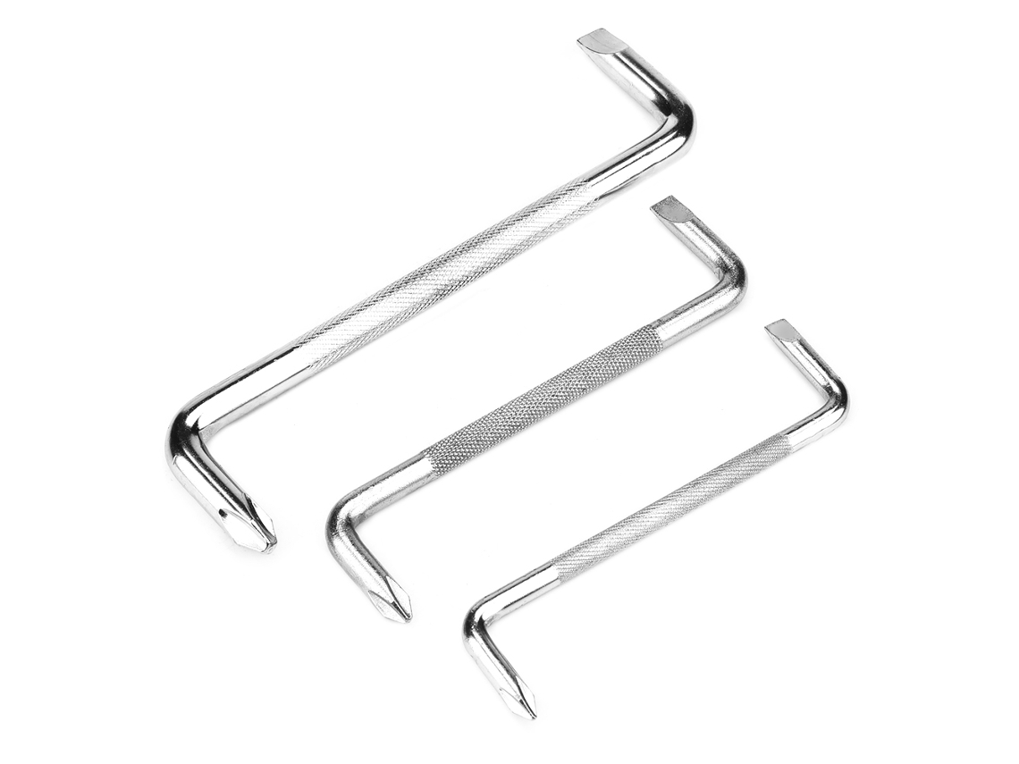 Set De 3 Parafusos De Ângulo Retto Z Offset De Cabeça Dupla