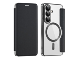 Capa Para Samsung Galaxy S26 ,capa Flip Em Couro Pu Com Compartimento Para Cartão,preto Gertiz