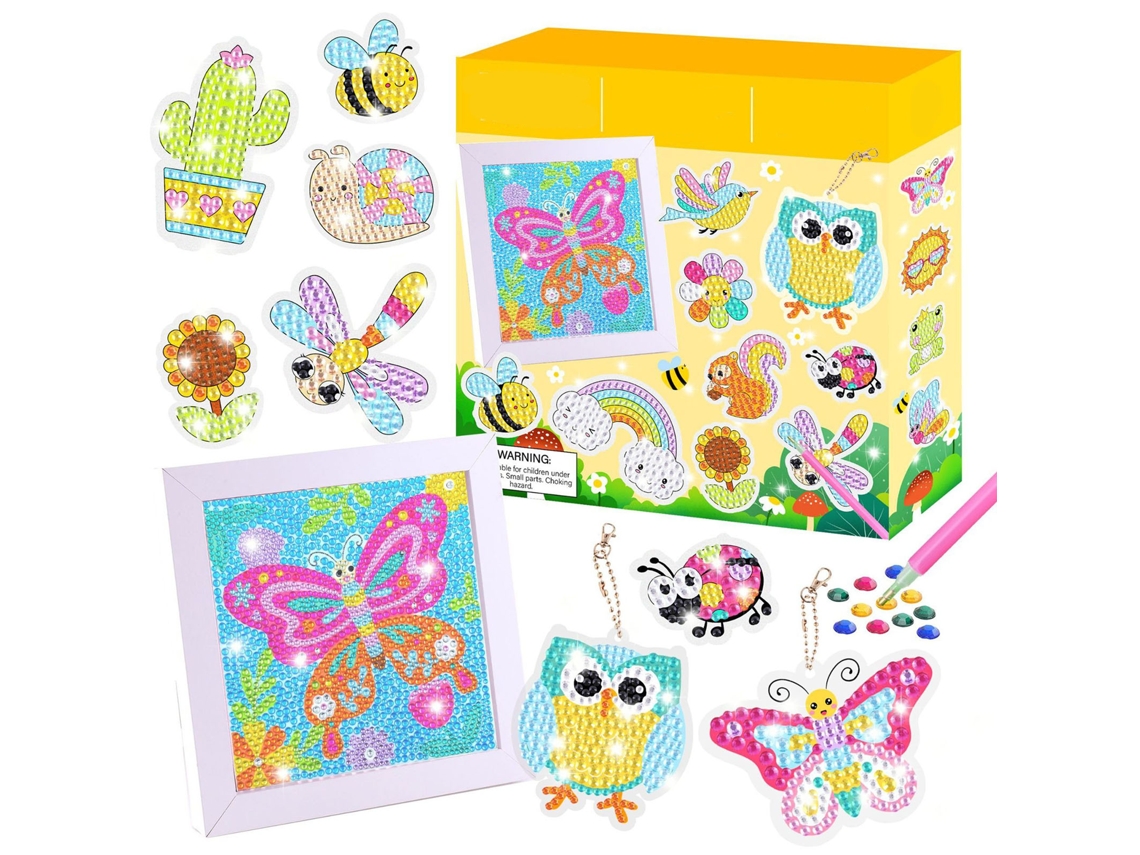 Kit De Pintura Com Strass Laxiscreed Para Decoração De Chaves E Fotos, Seguro E Fácil De Usar