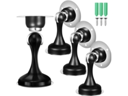 Conjunto De 4 Batentes De Porta Magnéticos Adesivos De Aço Inoxidável 201 De Alta Resistência.