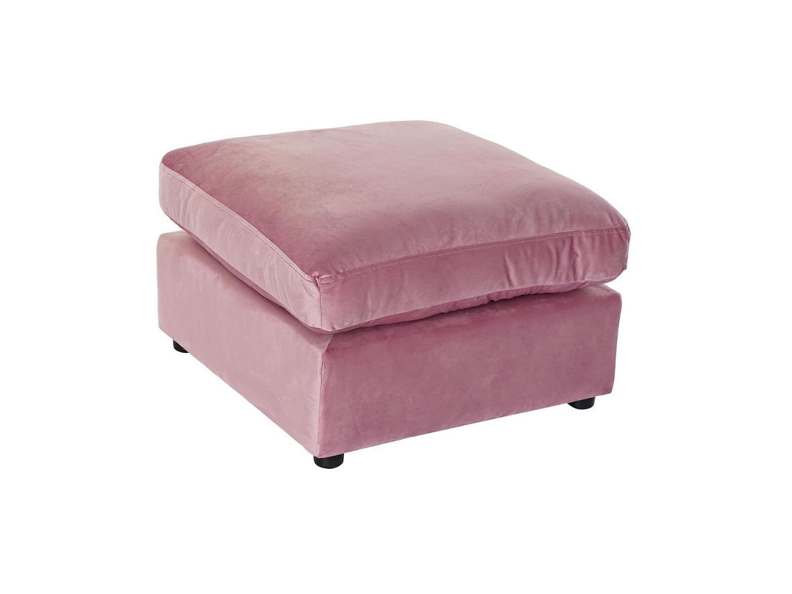 Repousa-Pés DKD HOME DECOR (Rosa - Poliéster - 55 x 55 x 30 cm)