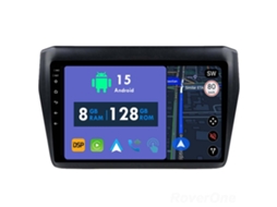 Auto Rádio Carro Bluetooth Autoradio 8GB RAM 128G ROM CarPlay Navegação GPS Ecrã Táctil RoverOne para Suzuki Swift 5 2016-2020  