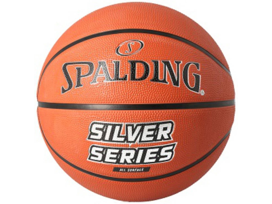 Bola SPALDING de Basquetebol Tamanho 5 (Silver)