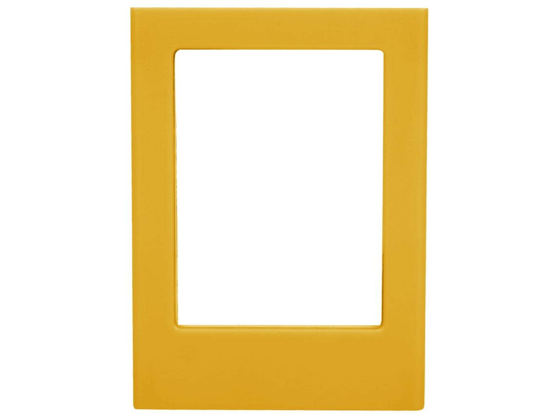 Magnetic Plastic Mini Photo Frame Refrigerator Magnet For Polaroid Mini 3 Inch Photos LAXISCREED (yellow)