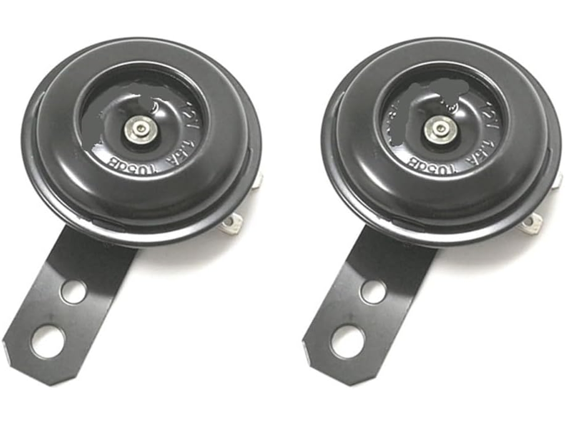 Guidon Audio Amplificateur Haut-parleurs Ronds Universels Pour Moto, 2 Peças, Sinal 12v, 1,5 A, 105db