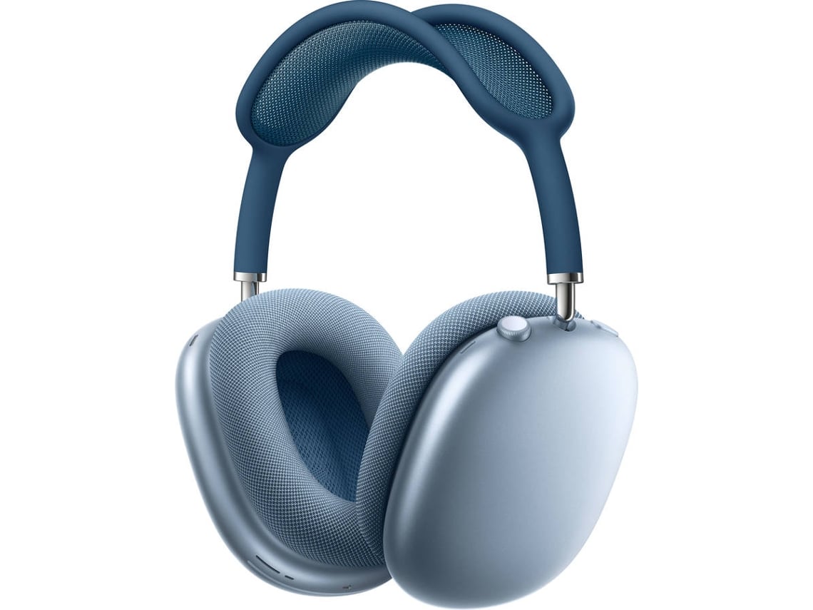Auscultadores Bluetooth APPLE AirPods Max (Over Ear - Microfone - Noise Cancelling - Azul)