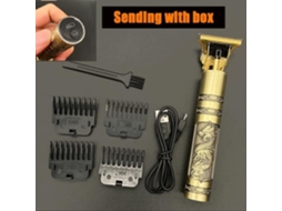 Dragon with Box Professional 2021 USB T9 Máquina de cortar cabelo elétrica, barbeiro e barbeador de barba em 0 BILDO