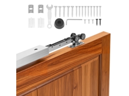 Kit de Ferragens para Porta de Correr Embutida com Fecho Suave, 1441 Mm para Porta Simples VEVOR (1441 mm)