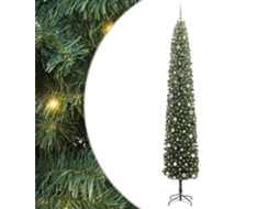 Árvore De Natal Slim Moderna Vidaxl Verde Pvc (300 Cm)