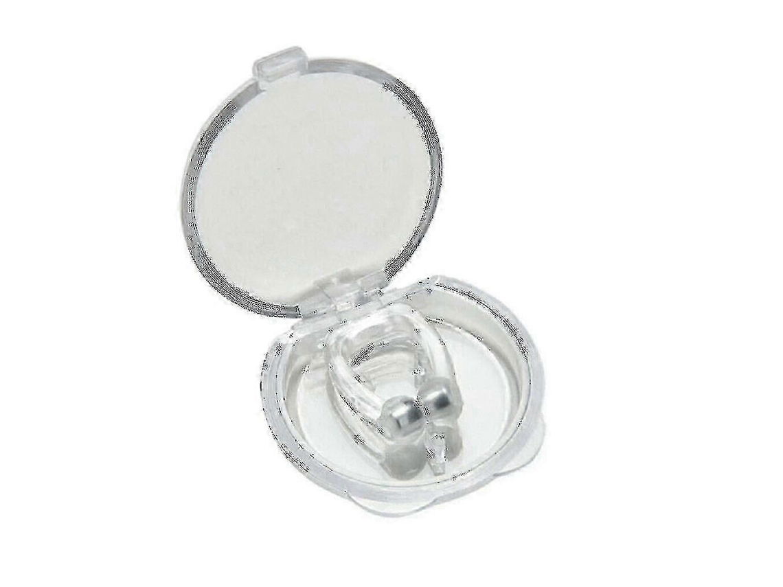 Kit Com 4 Clipes Magnéticos De Silicone Antirronco Clipple Para Auxílio No Sono