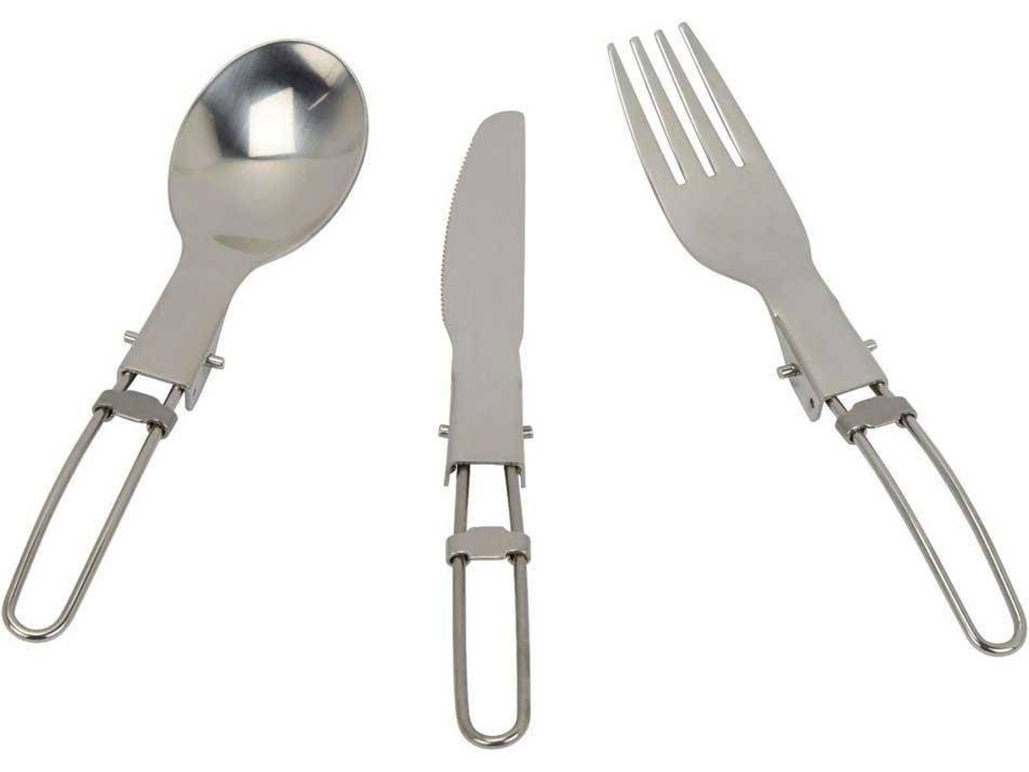 Faqueiro Para Campismo GO SYSTEM Cutlery Set (Aço Inoxidável)