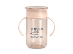 Suavinex, Wonderland, Caneca 360° 12 meses Wonderland Rosa 340 ml