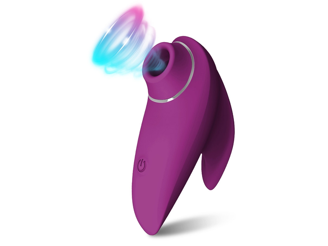 Vibrador de Sucção Poderoso Estimulador de Vácuo de Mamilo Clitóris Masturbador Feminino Roxo YIZHOOD