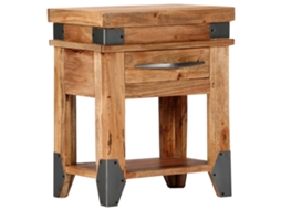 vidaXL Mesa de cabeceira 40x30x51 cm madeira acácia maciça